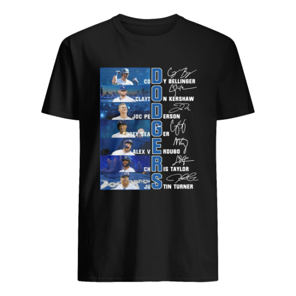 Dodgers Cody Bellinger Clayton Kershaw Joc Pederson Corey Seager Alex Verdugo Chris Taylor Justin Turner Shirt