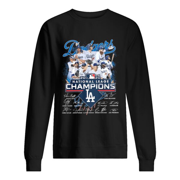 Dodgers LA 2020 National League Champions Signature shirt