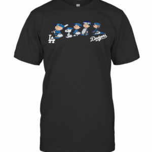 Dodgers Los Angeles Snoopy Peanuts T-Shirt