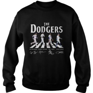 Dodgers The Dodgers Abbey road signature shirt 3