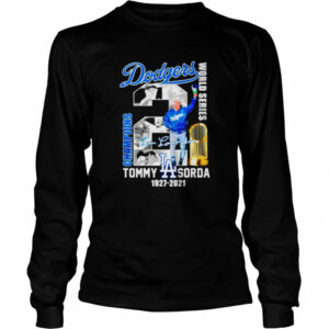 Dodgers World series champions Tommy Lasorda 1927 2021 signature shirt
