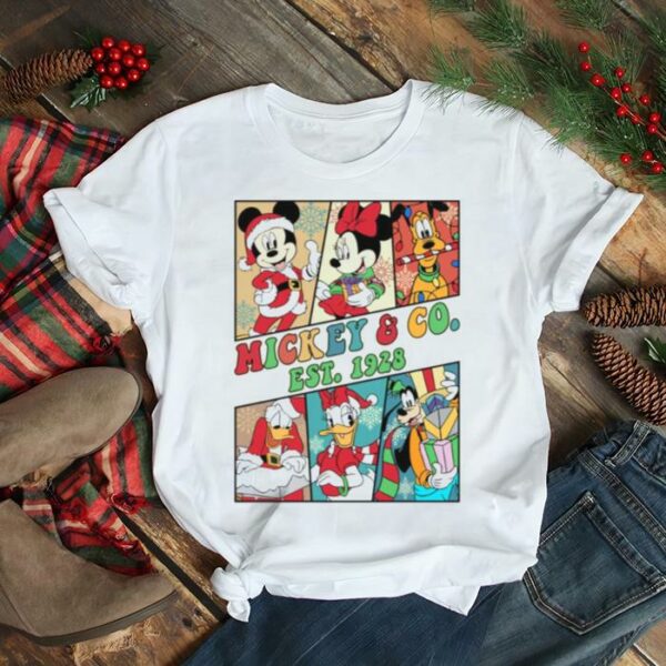 Donald Squad Merry Christmas Friends Mickey & Co 1928 shirt