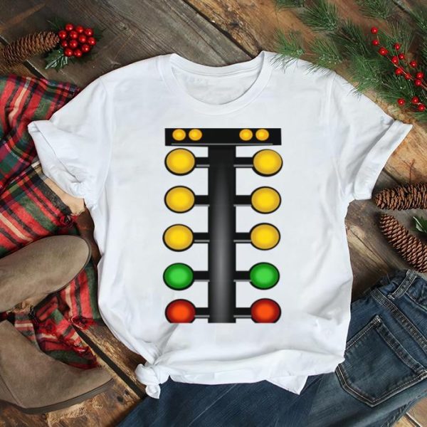 Drag Racing Christmas Tree Line It Up Horsepower Car Shirt