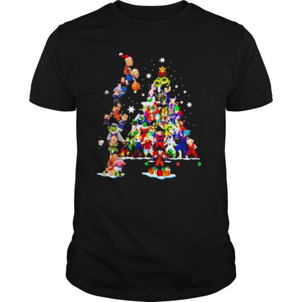 Dragon Ball Christmas Tree Merry Xmas shirt