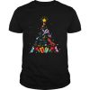 Dragonfly Christmas Tree Xmas Lover Gifts shirt