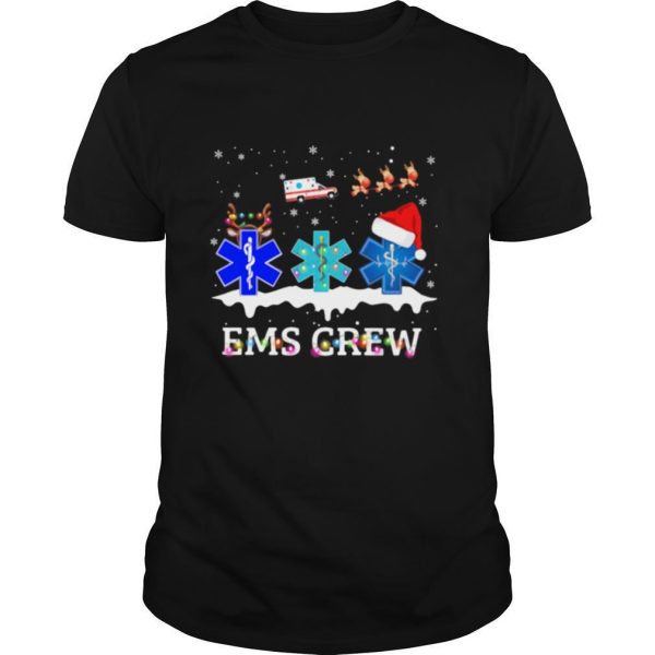 EMS Crew Ambulance Medical Merry Christmas shirt