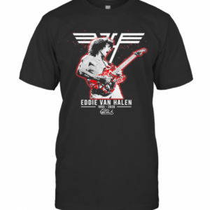 Eddie Van Halen 1955 2020 Signature T-Shirt