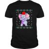 Elephant Christmas Boys Santa Hat Lover Gift shirt