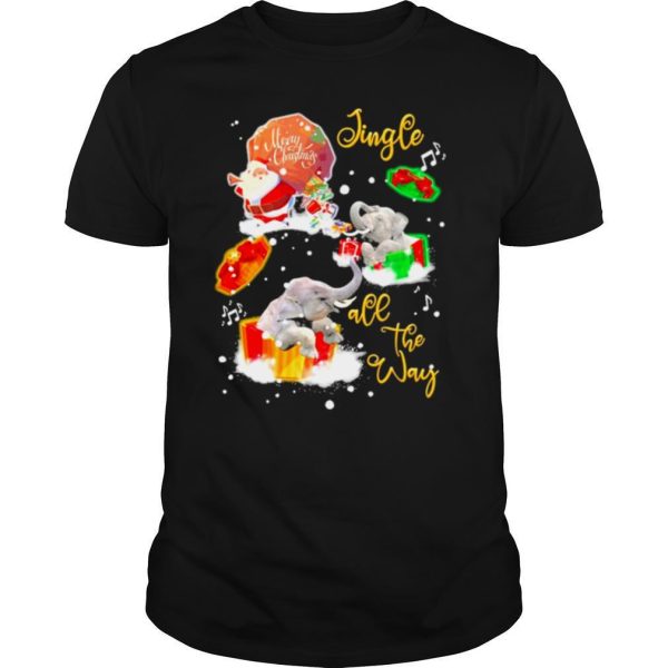 Elephant Jingle all the way Christmas 2020 shirt