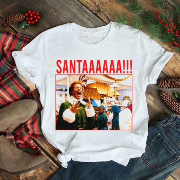 Elf Santa Scream A Christmas Story shirt