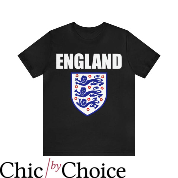 England 1982 T-Shirt British Three Heraldic Lions