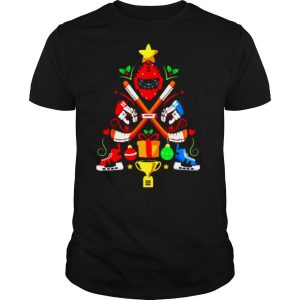 Equipped Hockey Christmas tree shirt