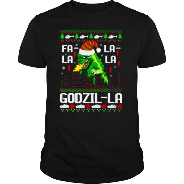 Fa La La La Godzilla Christmas shirt