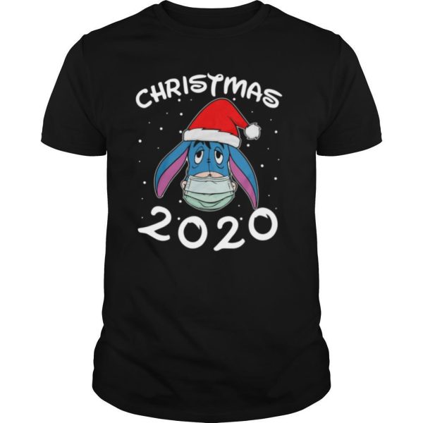 Face Eeyore Santa Wear Mask Merry Christmas 2020 Christmas shirt