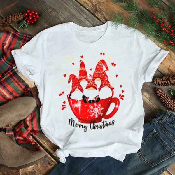 Family Gnomes In A Tea Cup Christmas shirt