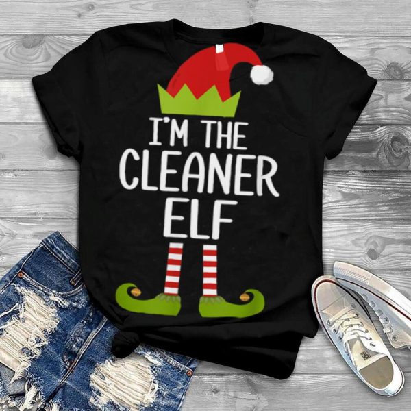 Family Matching Christmas Xmas I’m The Cleaner Elf shirt