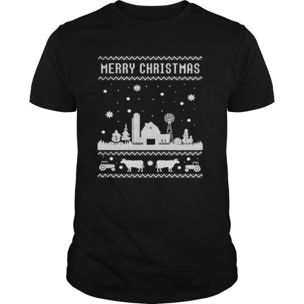 Farm Farmer Family Farm Ugly Christmas shirt