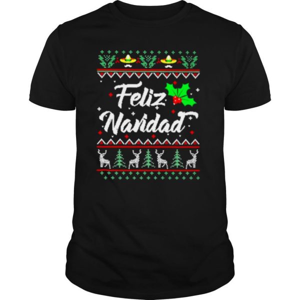 Feliz navidad ugly merry christmas shirt