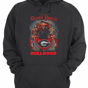 Five Finger Death Punch or 5FDP holding Georgia Bulldogs shirt 2 Five Finger Death Punch or 5FDP holding Georgia Bulldogs shirt 3