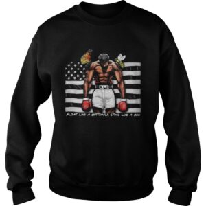 Float Like A Butterfly Sting Like A Bee Flag shirt 2