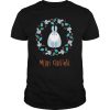 Floral Christmas Woodland Rabbit Xmas shirt