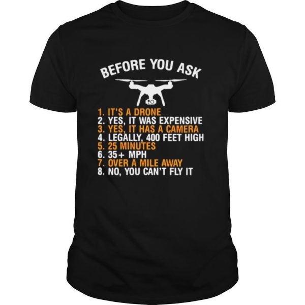 Flycam before you ask shirt