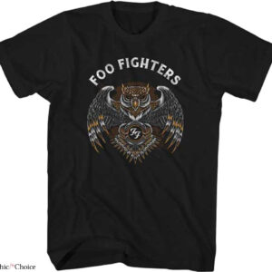 Foo Fighters T-shirt Owl Mens