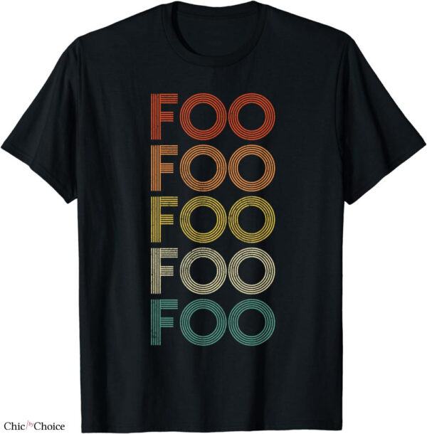 Foo Fighters T-shirt Retro Style