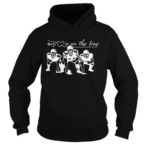 Football my love is on the line shirt