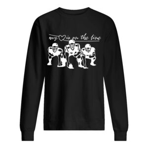 Football my love is on the line shirt 2