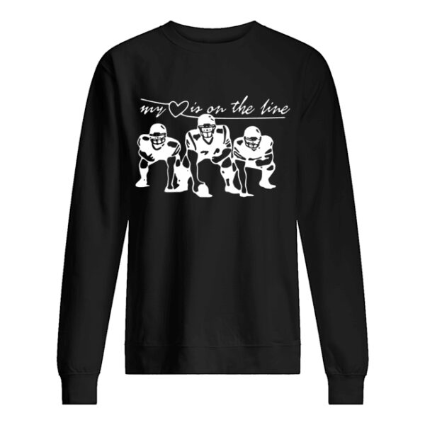 Football my love is on the line shirt