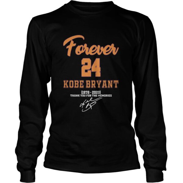 Forever 24 Kobe Bryant 1978 2020 thank you shirt