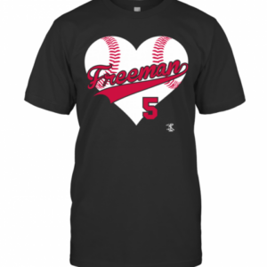 Freddie Freeman Baseball Heart Gameday T-Shirt