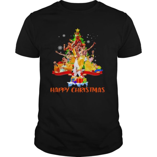 Freddie Mercury Happy Christmas Tree shirt