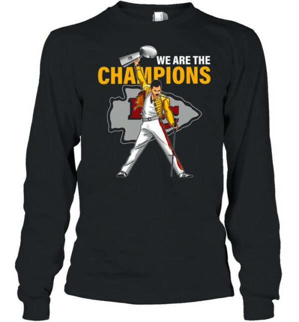 Freddie Mercury We Are The Champions Kansas City Chiefs shirt