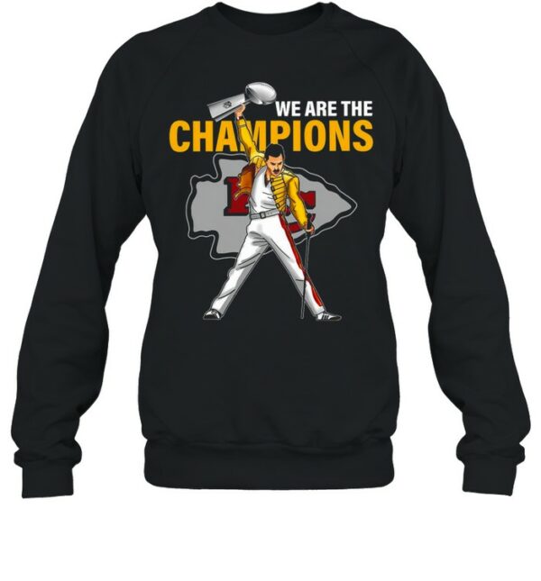 Freddie Mercury We Are The Champions Kansas City Chiefs shirt