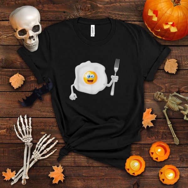 Fried Egg Halloween Costume Funny Christmas Halloween Egg T Shirt