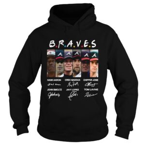 Friends Atlanta Braves team signature shirt 1