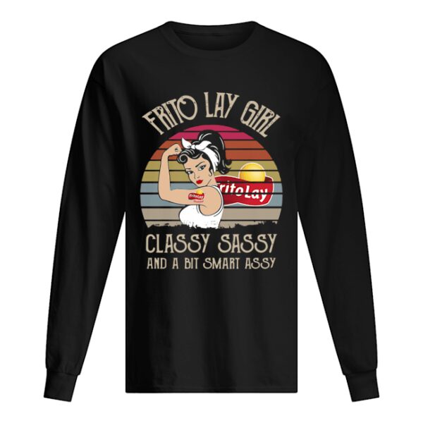 Frito Lay Girl Classy Sassy And A Bit Smart Assy Vintage Retro shirt