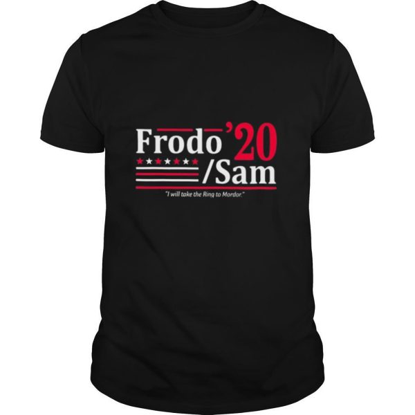 Frodo 2020 sam i will take the ring to mordor stars shirt