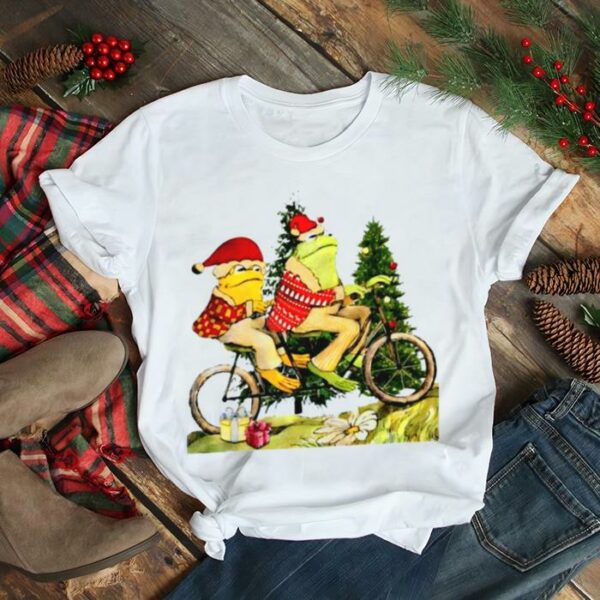 Frog And Toad On The Bike Christmas shirt