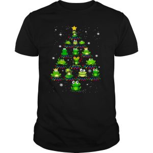 Frog Merry Christmas Tree shirt