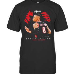 From Pame Peep Damian Lillard Trail Blazers T-Shirt