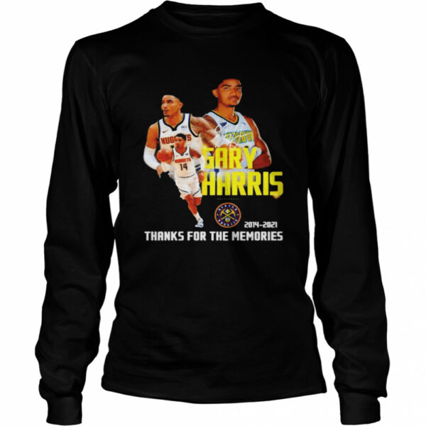 Gary Harris 2014 2021 thanks for the memories signature shirt