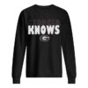 Georgia Bulldogs football Knows shirt