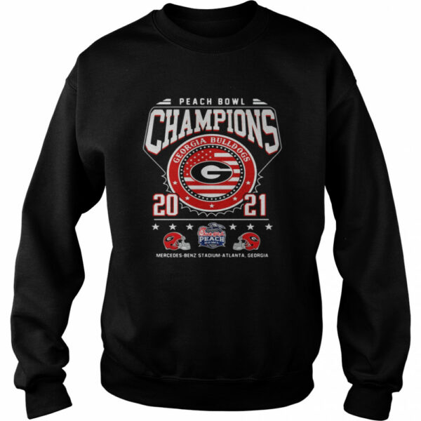 Georgia Bulldogs peach bowl champions 2021 shirt