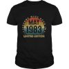 Gift 38 Years Old Legends May 1983 38th Birthday Gifts T Shirt