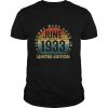 Gift 88 Years Old Legends June 1933 88th Birthday Gifts T Shirt
