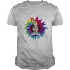 Girl Meditate Flower Color shirt