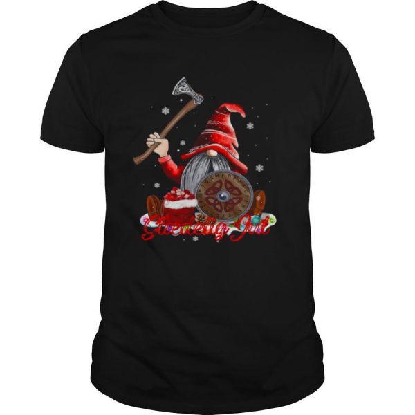 Glaedelig Jul Danish Viking Nisse Ugly Christmas shirt